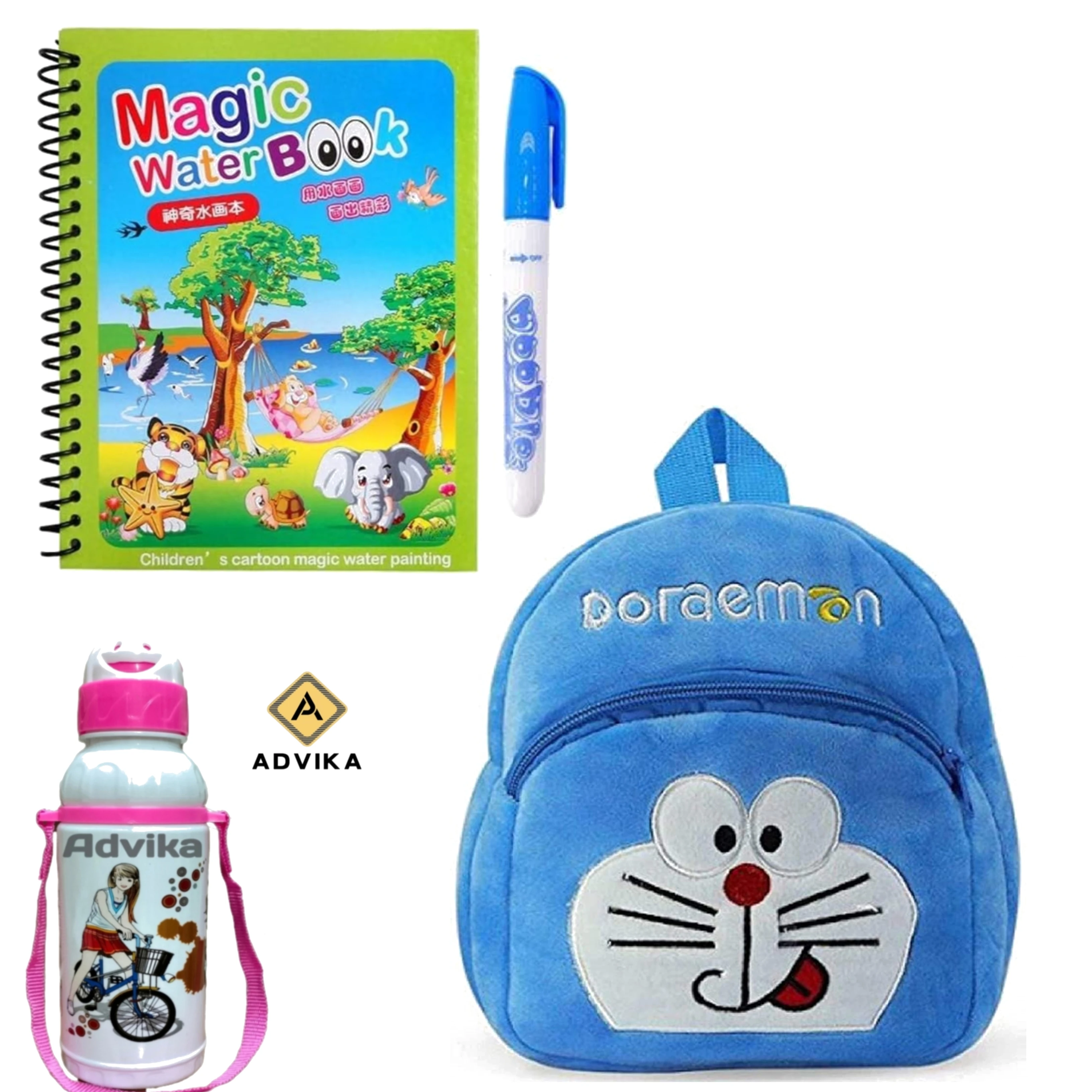 Doremon magic book bottle KIDS BAG, Magic Book for Kids | Magic Book for Children | Educational Learning Book| Ages 2-5 Years