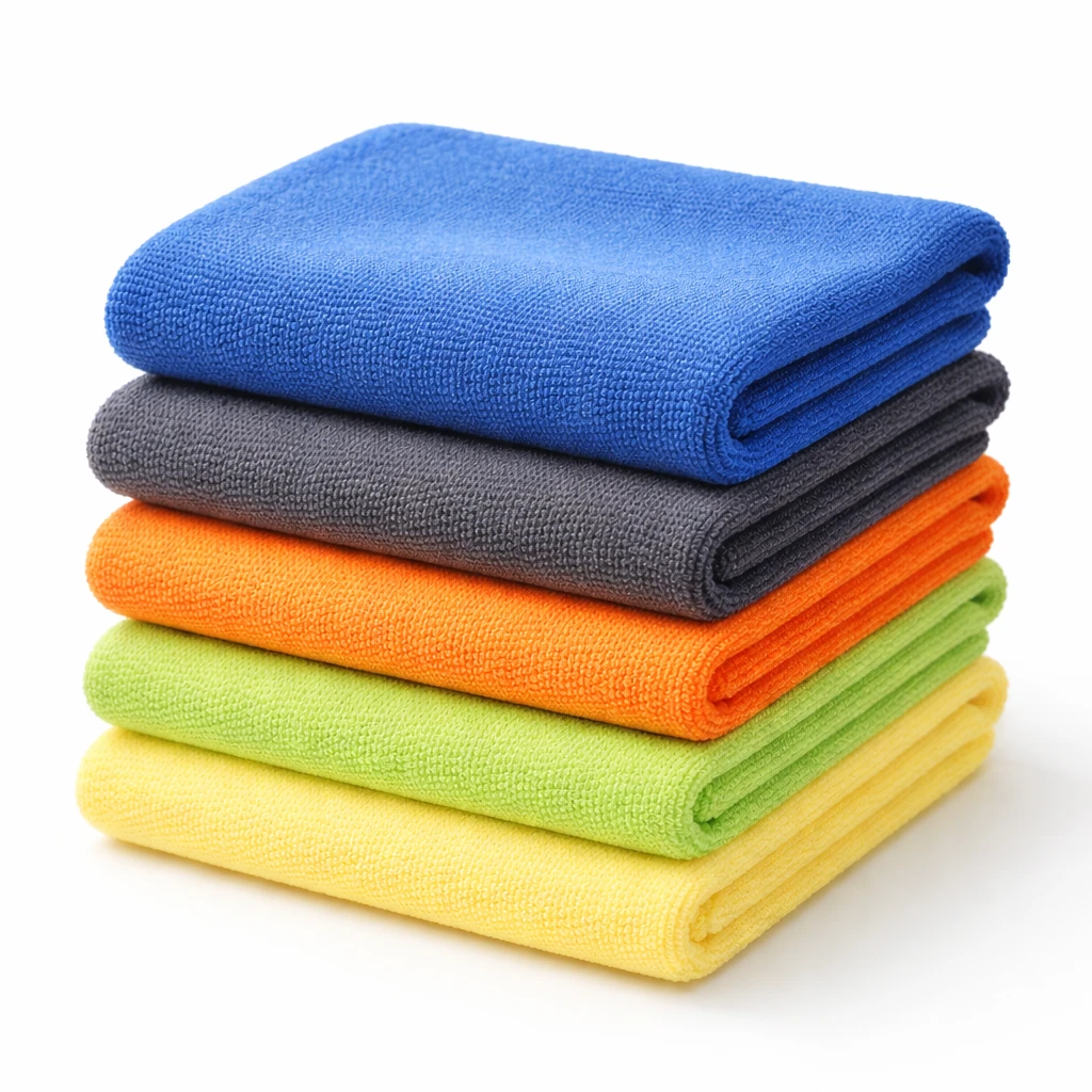 Trosskart Premium Microfiber Cleaning Cloth (Pack of 5) – Ultra Soft, Lint-Free, Highly Absorbent Multipurpose Cloth for Car, Kitchen, Glass, Laptop & Home Cleaning – Reusable & Quick Dry