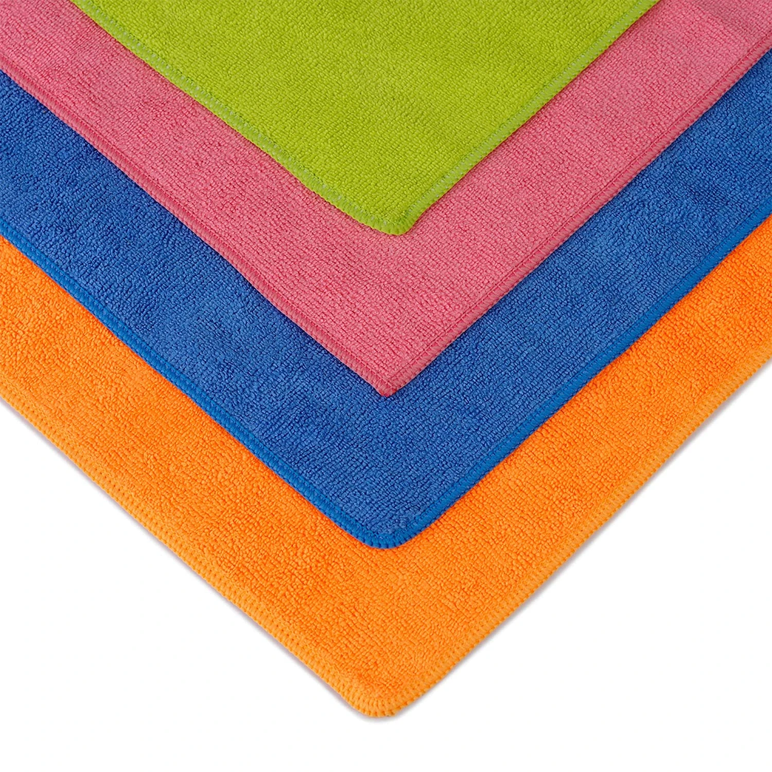Trosskart Premium Microfiber Cleaning Cloth (Pack of 4) – Ultra Soft, Lint-Free, Highly Absorbent Multipurpose Cloth for Car, Kitchen, Glass, Laptop & Home Cleaning – Reusable & Quick Dry