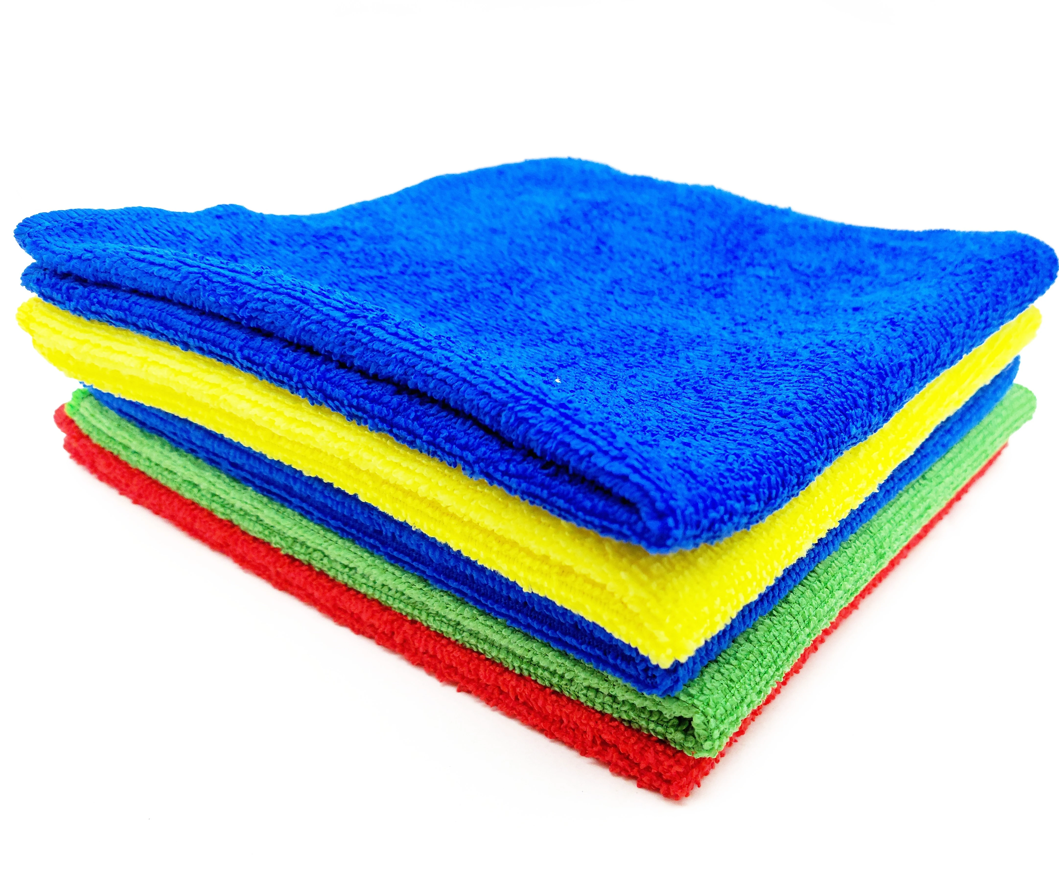 Trosskart Premium Microfiber Cleaning Cloth (Pack of 5) – Ultra Soft, Lint-Free, Highly Absorbent Multipurpose Cloth for Car, Kitchen, Glass, Laptop & Home Cleaning – Reusable & Quick Dry