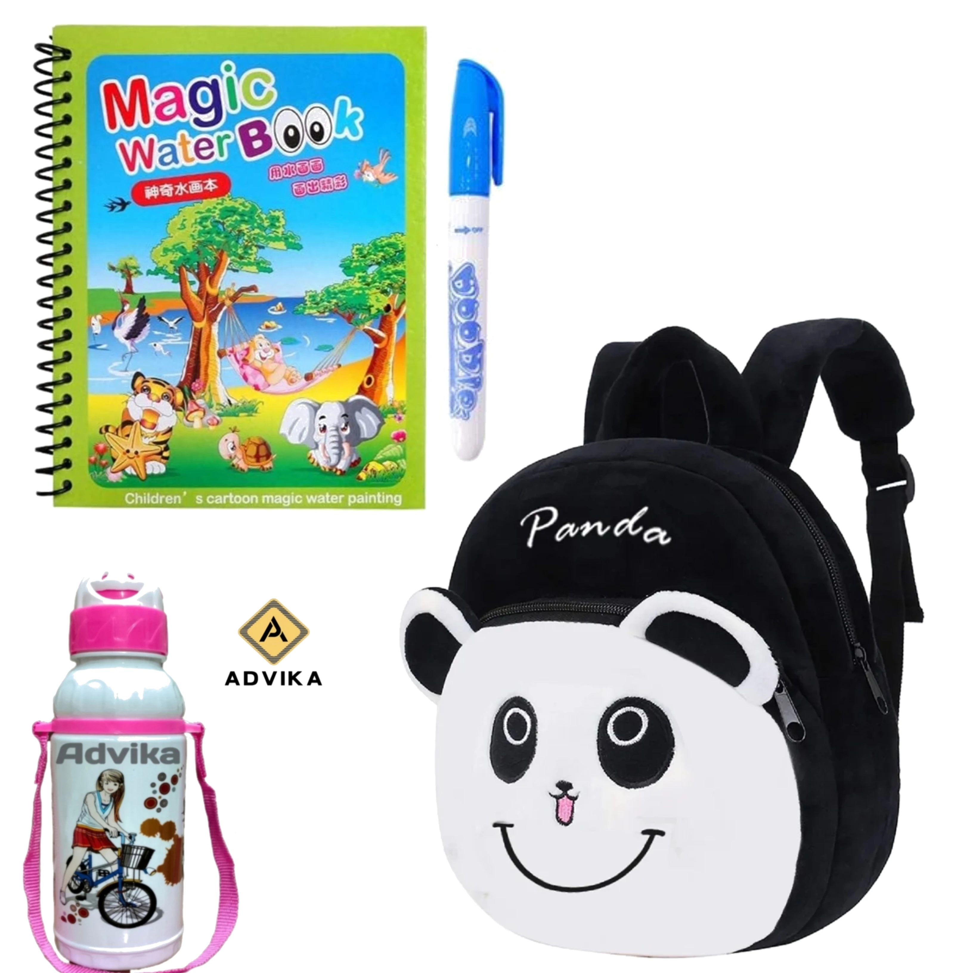 Black magic book bottle KIDS BAG, Magic Book for Kids | Magic Book for Children | Educational Learning Book| Ages 2-5 Years